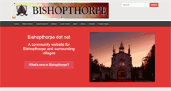 Desktop Screenshot of bishopthorpe.net