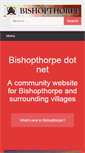 Mobile Screenshot of bishopthorpe.net